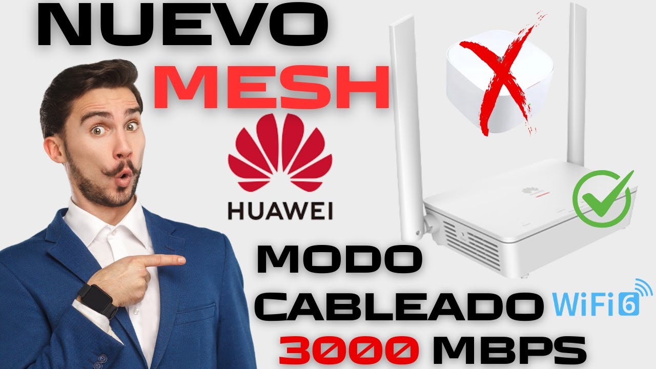 REPETIDOR MESH WIFI 6 Huawei OptiXstar K562E-10/ MODO CABLEADO/AX3000 Mbps