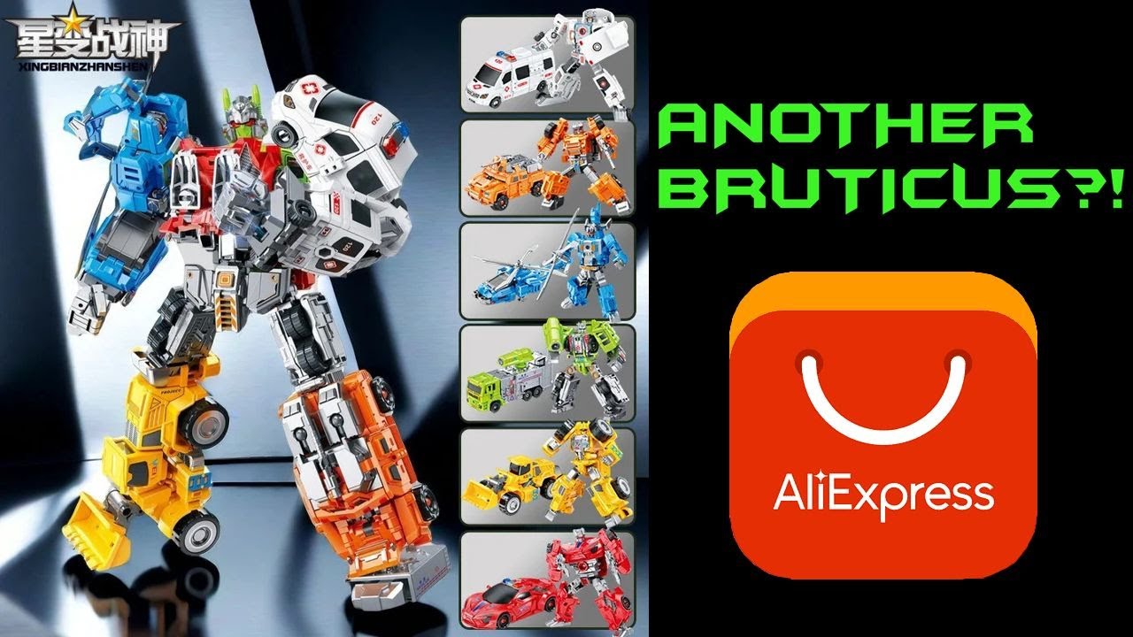 ANOTHER BRUTICUS?! | 6-in-1 King Bianzhanshen | #transformers #aliexpress