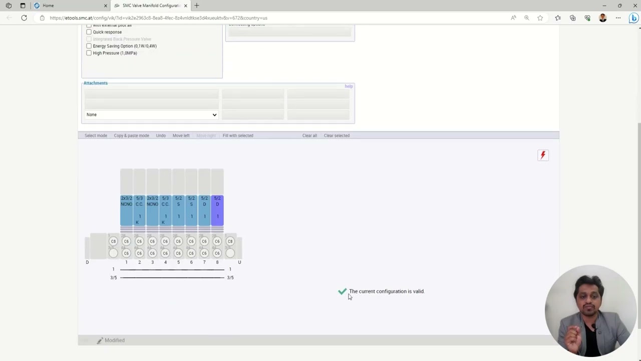 SOLENOID VALVE MANIFOLD CONFIGURATOR