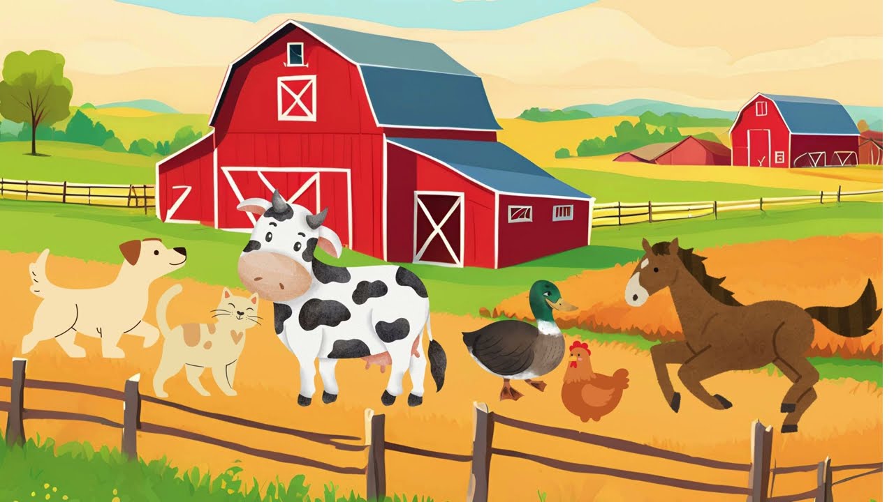 MEET THE ANIMALS! 🐶🐱 LEARN ANIMAL SOUNDS AND NAMES WITH MUMU!