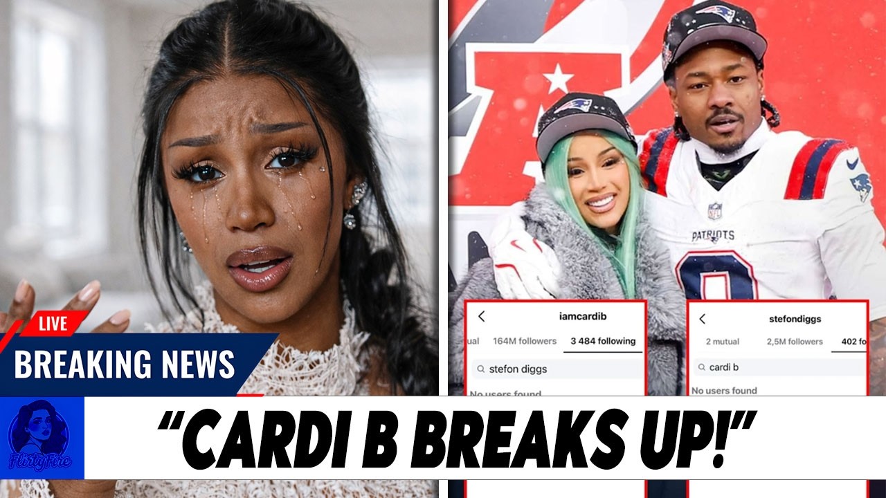 Cardi B BREAKS UP With Stefon Diggs Following Super Bowl Walkout