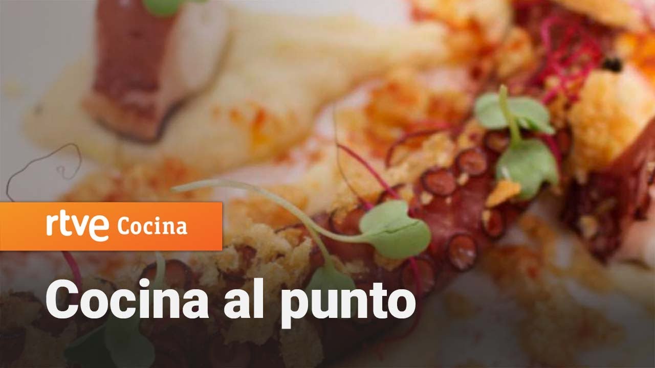 Cocina al punto: Pulpo cocido con puré de chirivía | RTVE Cocina