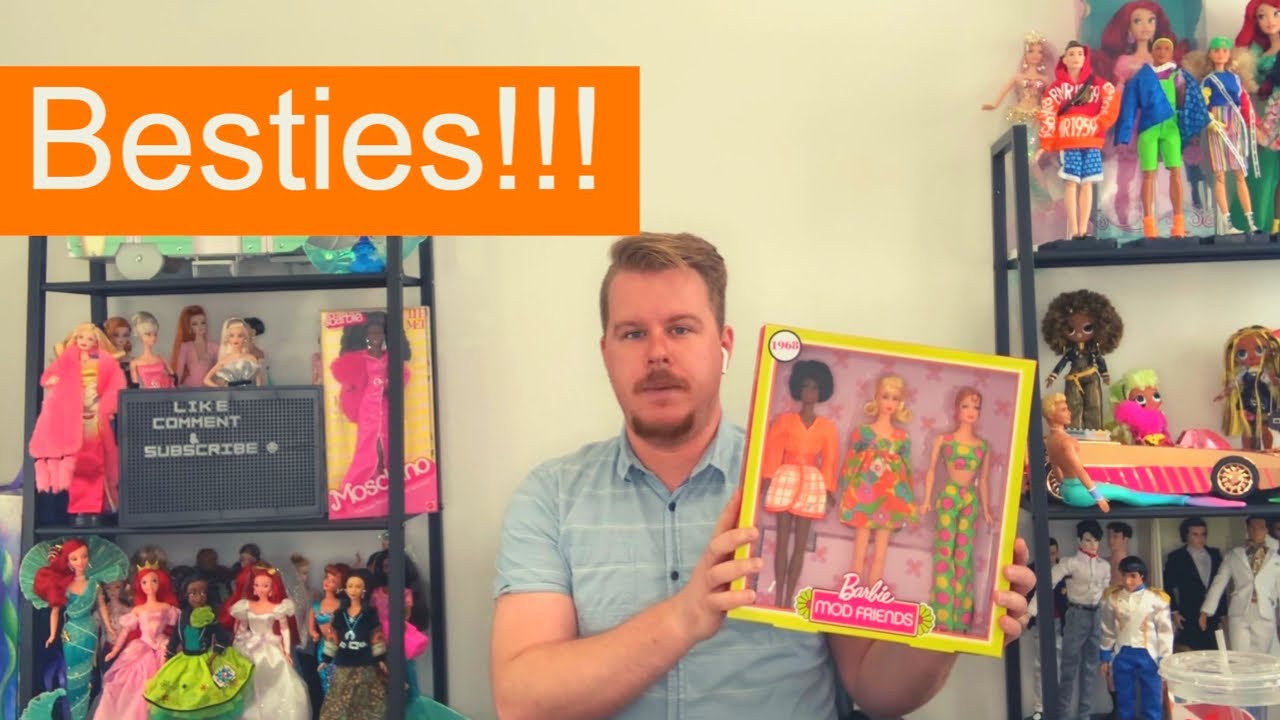 2018 50th Anniversary REPRODUCTION | 1968 Barbie Mod Friends | ADULT COLLECTORS ONLY