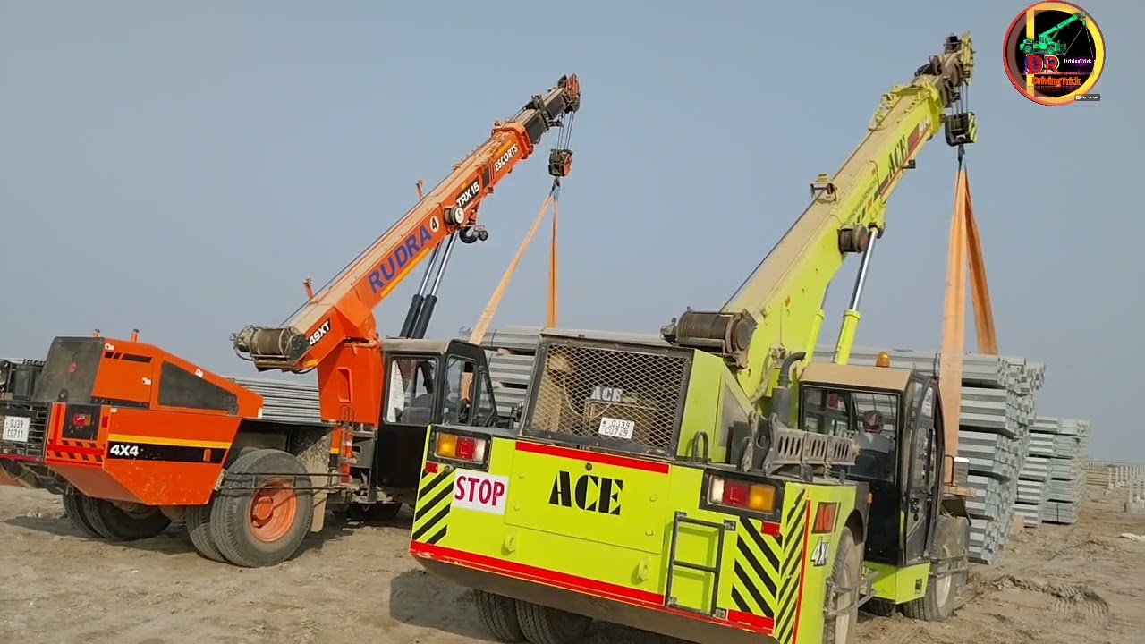 How To Paip Loding Do Farana Crane se kase Krte Hai दो फारानाक्रेन   से पाइप लोडींग कैसे करते है