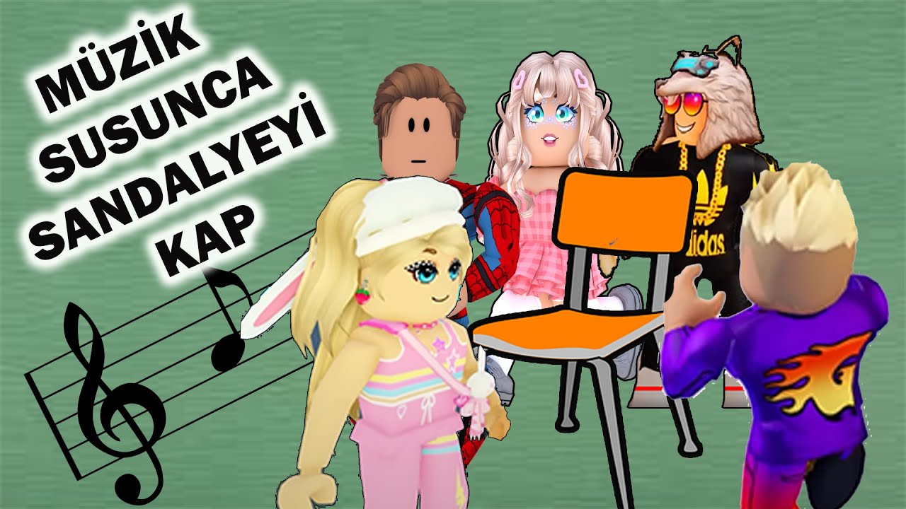 MÜZİK KAPANINCA SANDALYEYE OTURAN KAZANIR | ROBLOX MUSICAL CHAIRS #robloxkrali #buseduygu