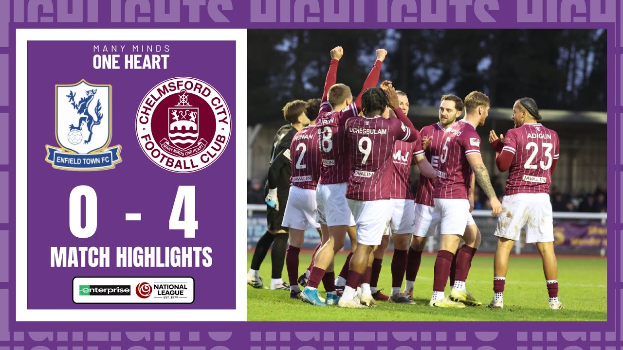 Highlights | Enfield Town (A) - Enterprise National League South