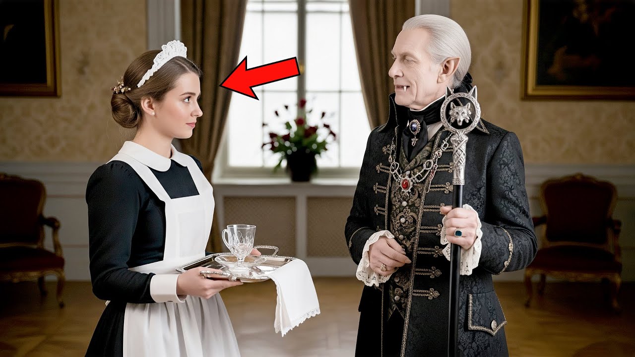 Shy Waitress Greeted the Vampire King’s Patriarch — Her Ancient Dialect Silenced the Court