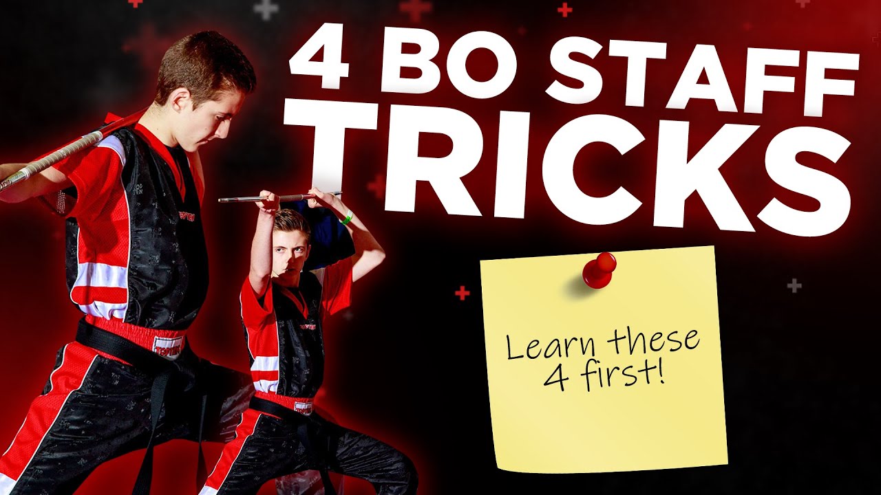 The FIRST 4 Bo Staff Tricks You Should Learn!