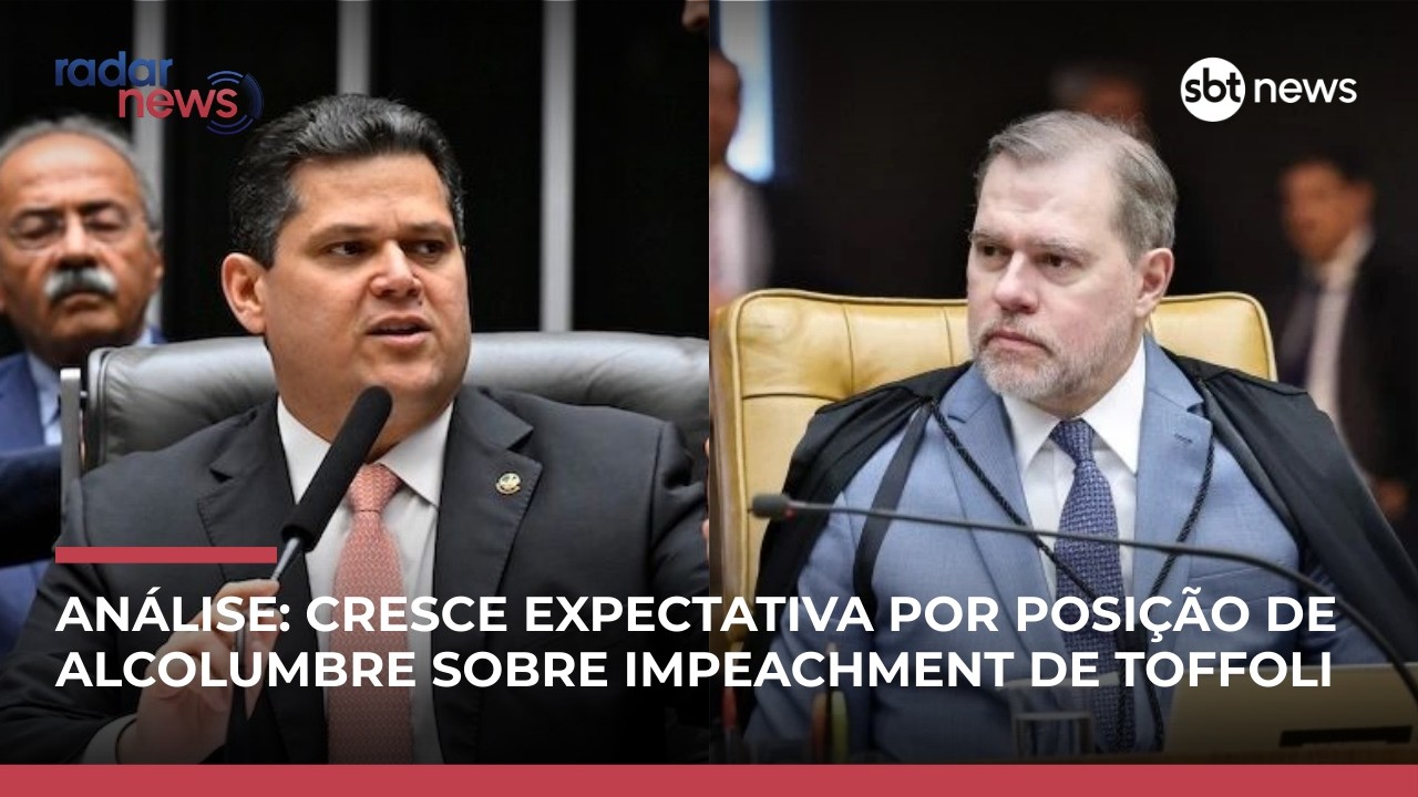 Análise: cresce expectativa por posição de Alcolumbre sobre impeachment de Toffoli | #RadarNews