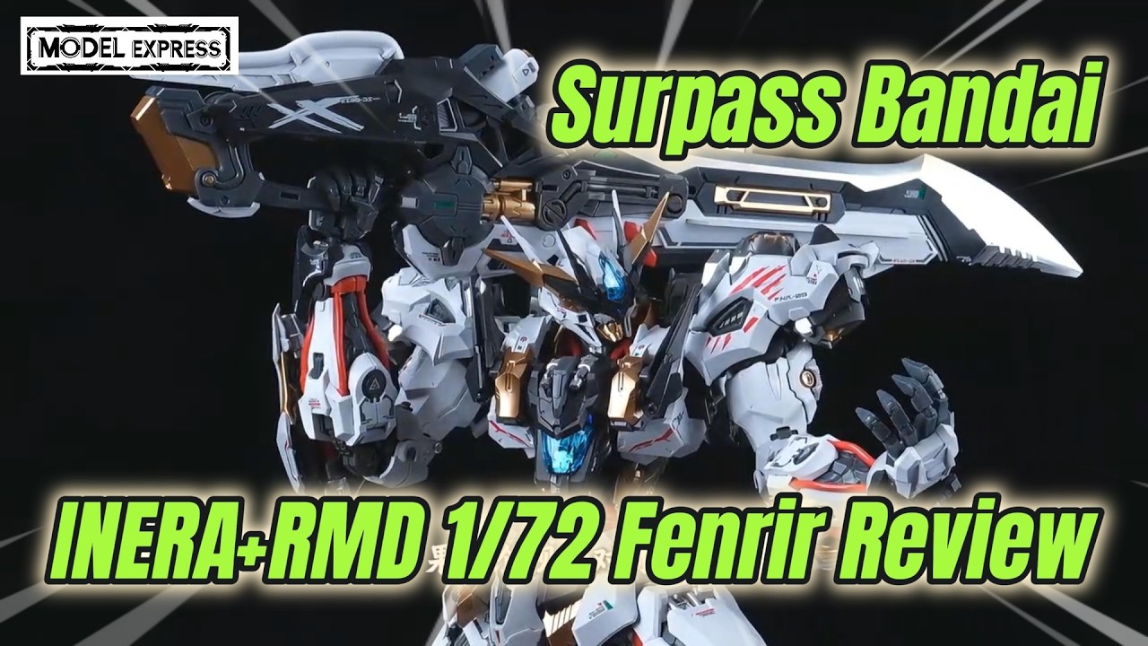 Превзойдите Bandai！INERA+RMD 1/72 Обзор Фенрира #gundam #gunpla #inera #barbatos