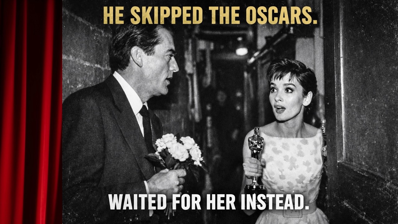 Audrey Hepburn Won the Oscar—Found Gregory Peck Waiting With Flowers and COULDN'T Stop Crying