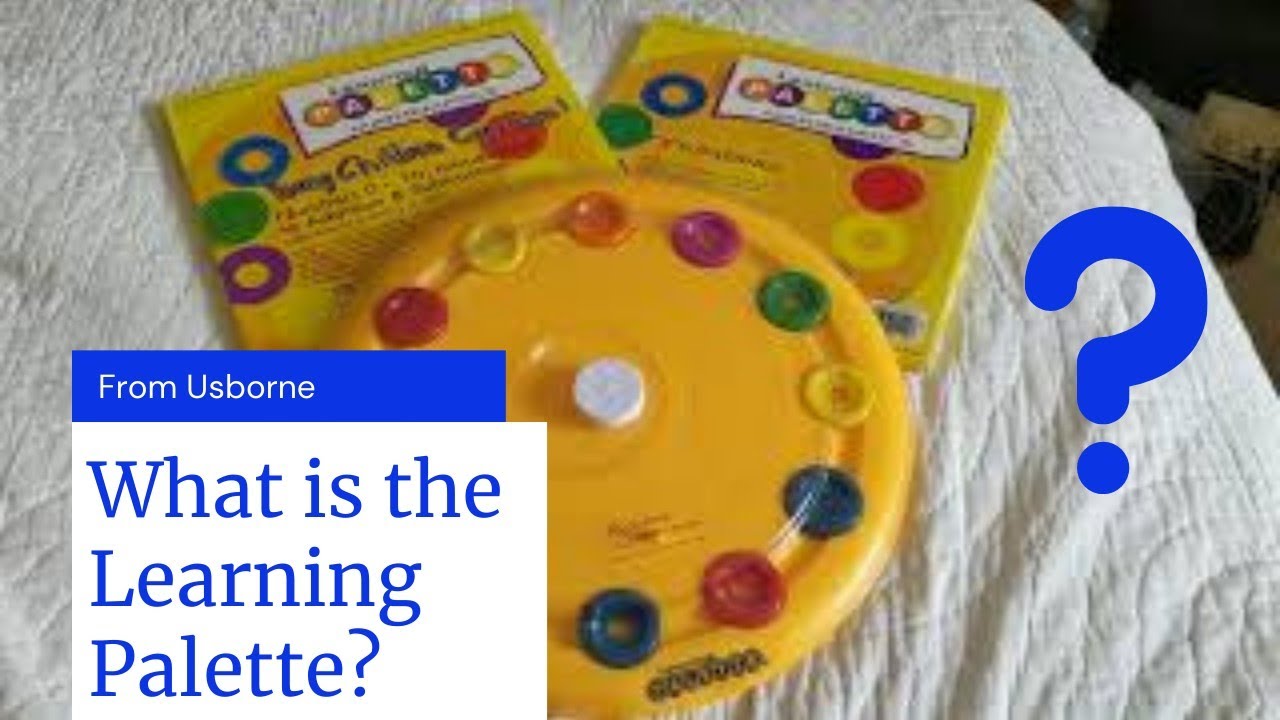 Usborne Learning Palette || How I use it for summer math practice