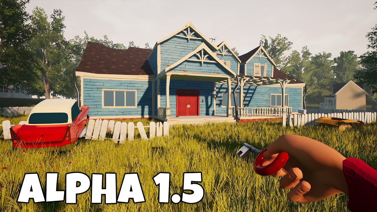 Hello Neighbor Alpha 1.5 Remake | Last Old Style Alpha