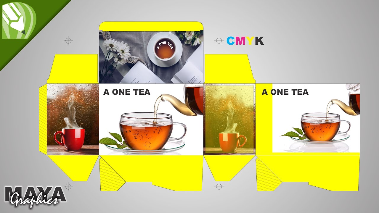 Box designing in coreldraw | Carton packaging design in coreldraw | Color separation in coreldraw