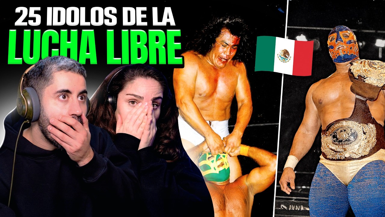 Reacción a 25 LEYENDAS de la LUCHA LIBRE que HICIERON LLORAR a MÉXICO