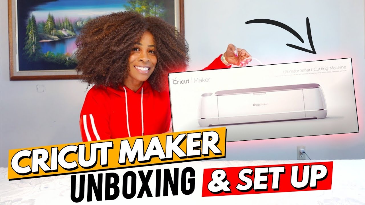 CRICUT MAKER: Unboxing | Setup & Step By Step First Project | Cricut maker unboxing for beginners