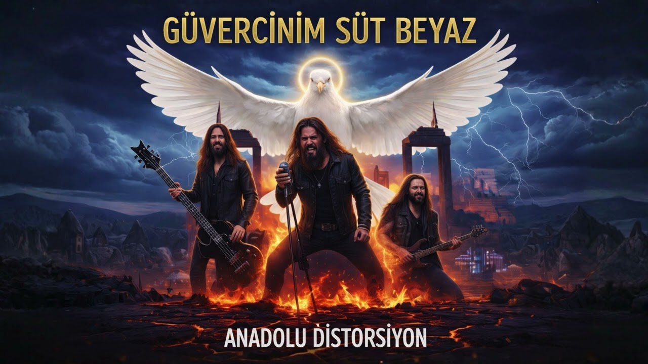 Güvercinim Süt Beyaz - Anadolu Rock Cover (Modern Versiyon) | Anadolu Distorsiyon