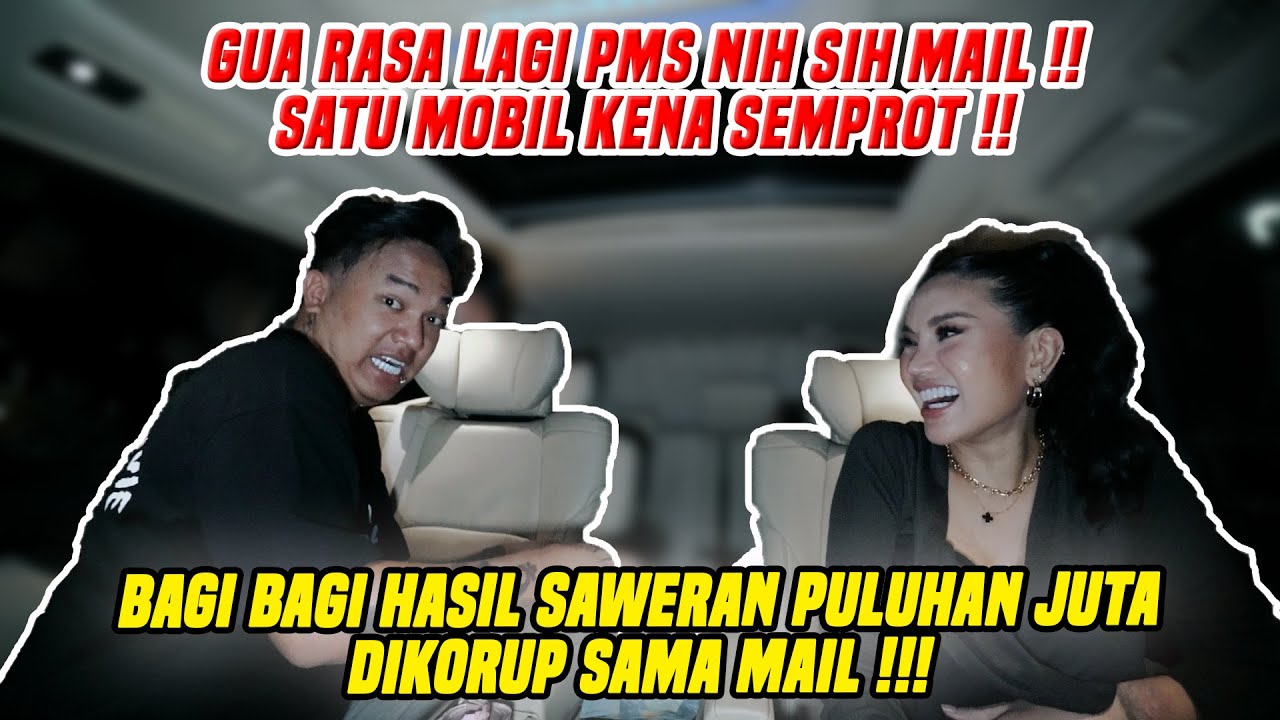 BAGI BAGI HASIL SAWERAN AMPE PULUHAN JUTA !! SATU MOBIL KENA SEMPROT SAMA MAIL !!