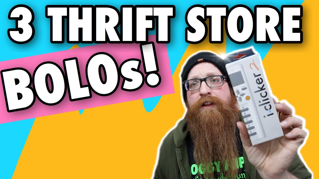 3 Thrift Store BOLOs from a HARD GOODS RESELLER
