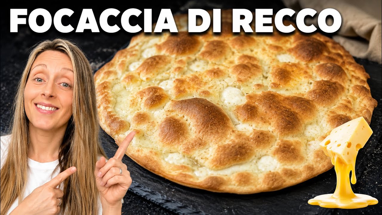 Focaccia di Recco croccante fuori e cremosa dentro | Ricetta autentica 