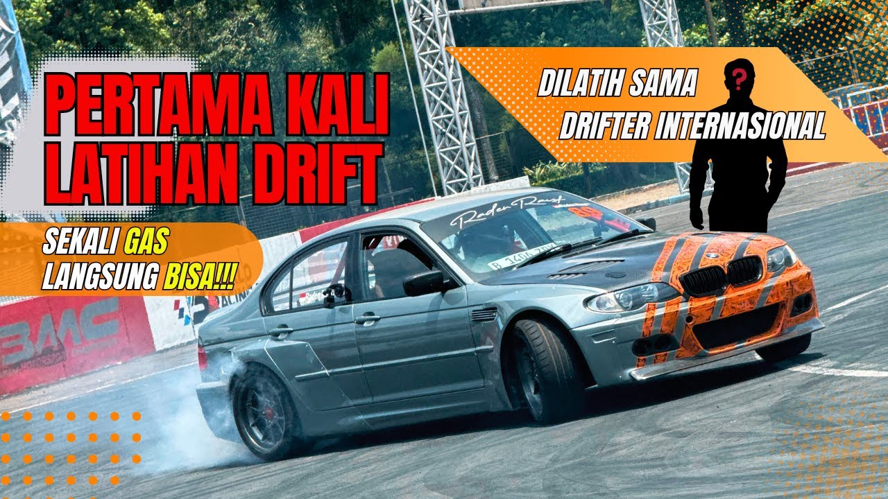 PERTAMA KALI LATIHAN DRIFT!! SEKALI GAS, LANGSUNG BISA!!