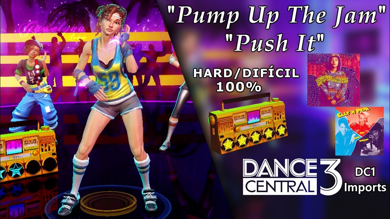 Pump Up The Jam & Push It - Dance Central 3 | on Hard (100% Gold Stars)