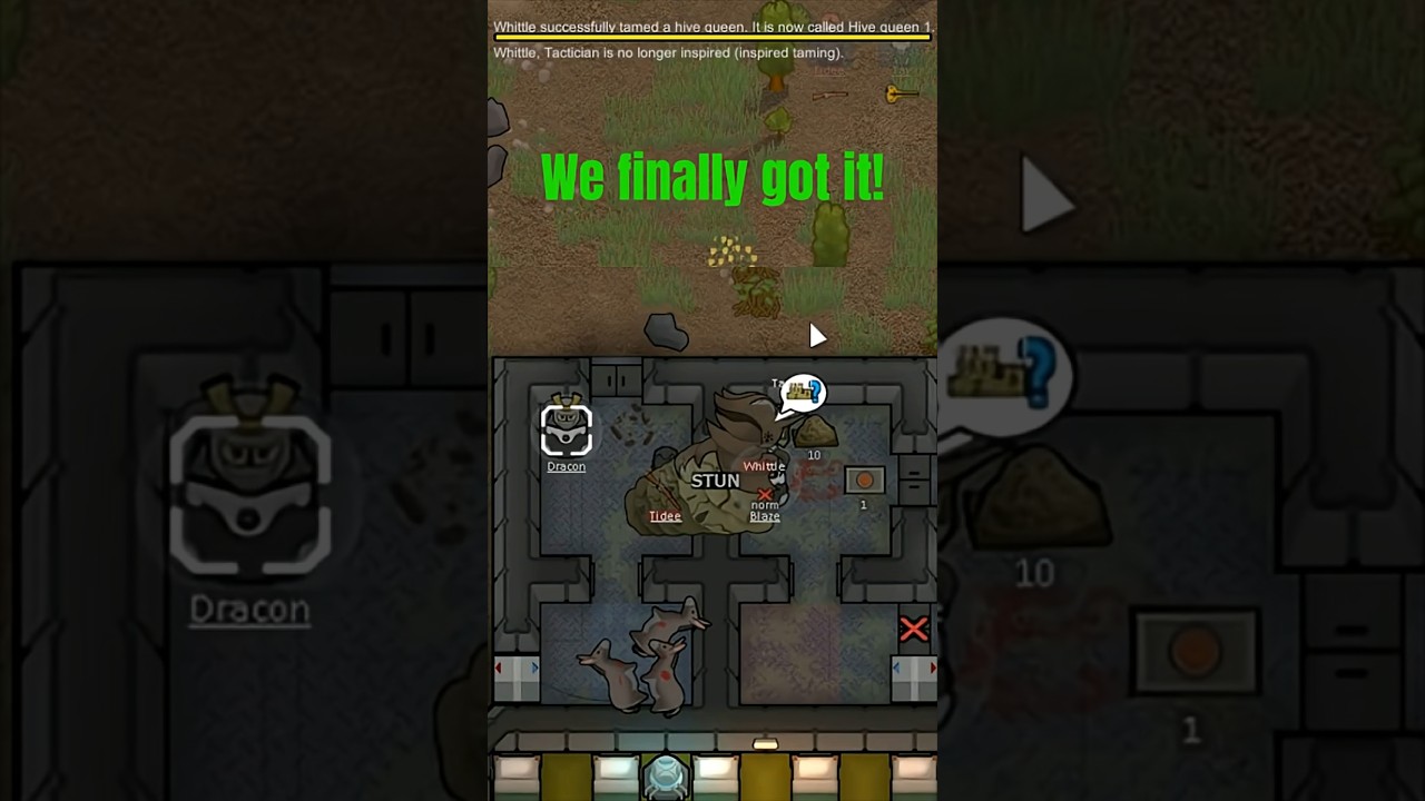 Как приручить Королеву Улья! Rimworld Odyssey