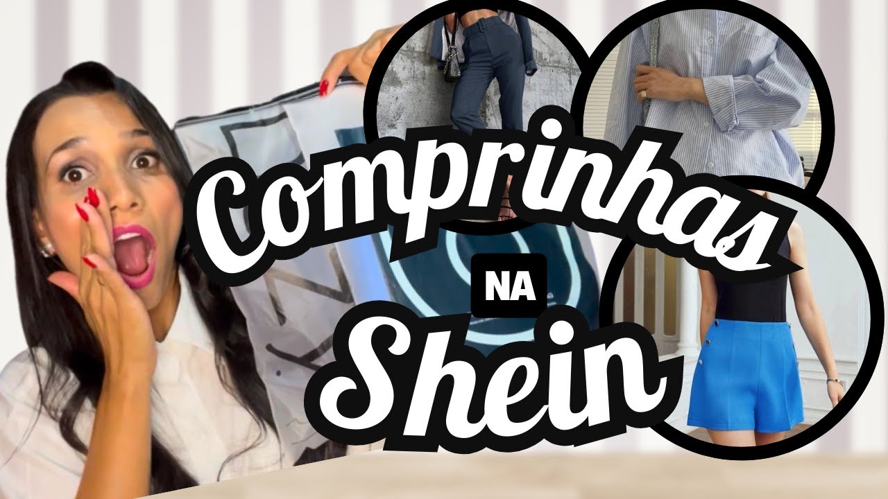 MINHAS NOVAS COMPRAS NA SHEIN CHEGARAM 🎉 Primeira Peça da MOTF