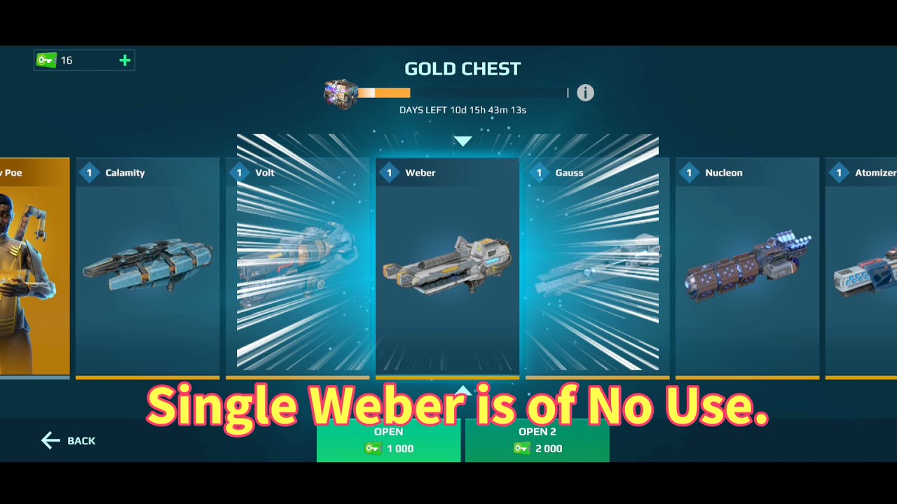 War Robots. Another 1000 Key Gold Chest. Should I Be Happy..?