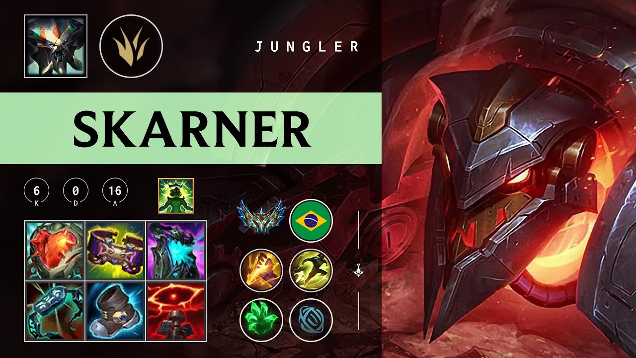 Skarner Jungle vs Dr. Mundo - BR Challenger Patch 26.05