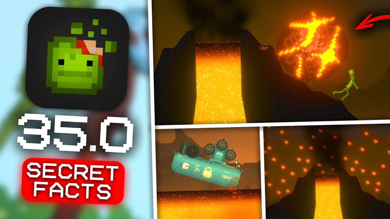 NEW LAVA MAPS SECRETS in Melon Playground 35.0