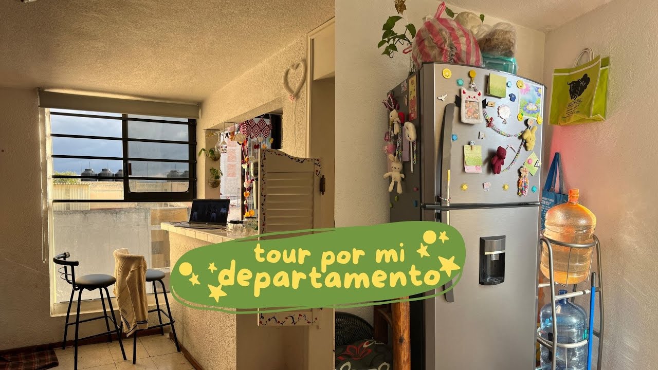 TOUR POR MI DEPARTAMENTO | 10mil en cdmx, realista, econ&oacute;mico, pero lindo 🦋