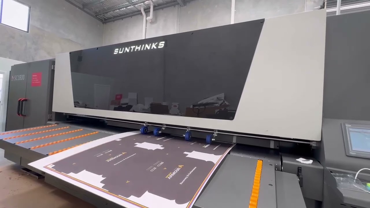 SC1800 large format single pass digital printer for carton box corrugated board