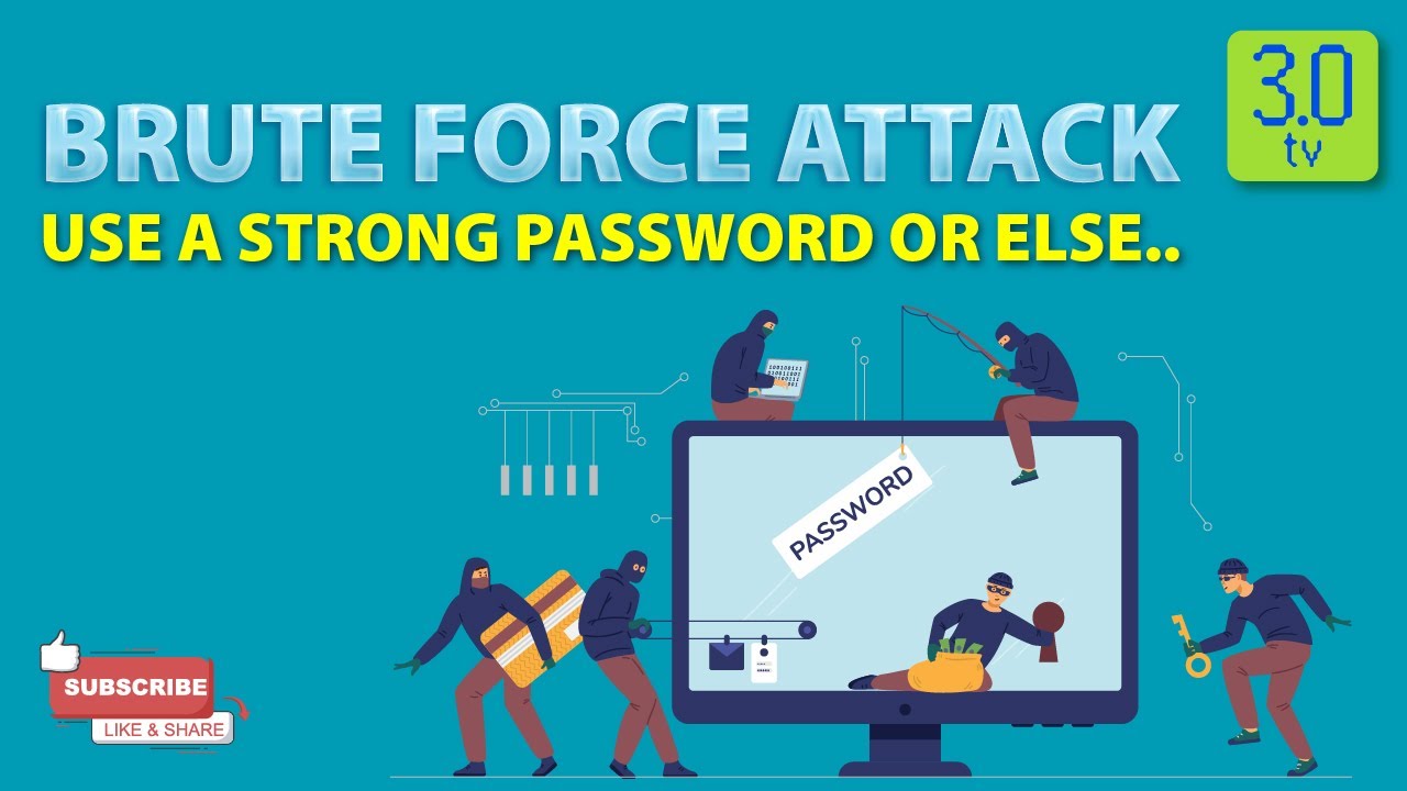What is a Brute Force Attack? | Types of Brute Force Attacks – Use Strong Password | Reallive3TV