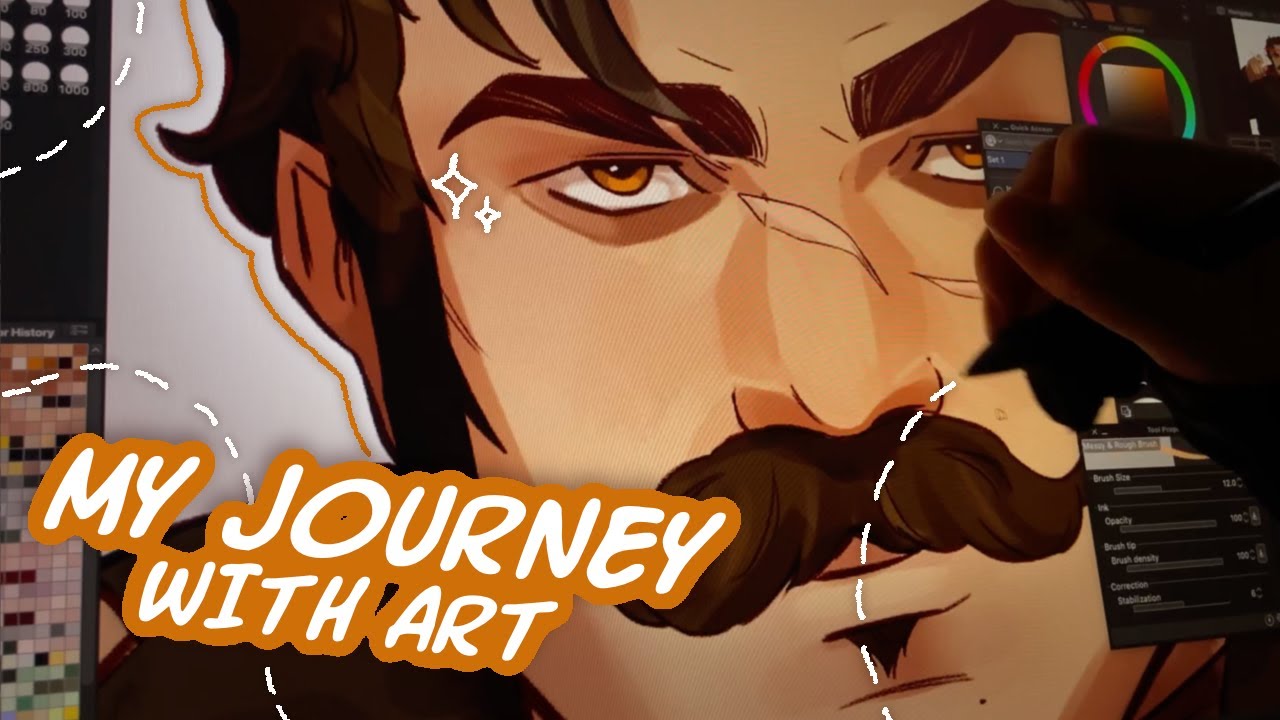 i've made art my whole life heres my journey | art and commentary | draw with me