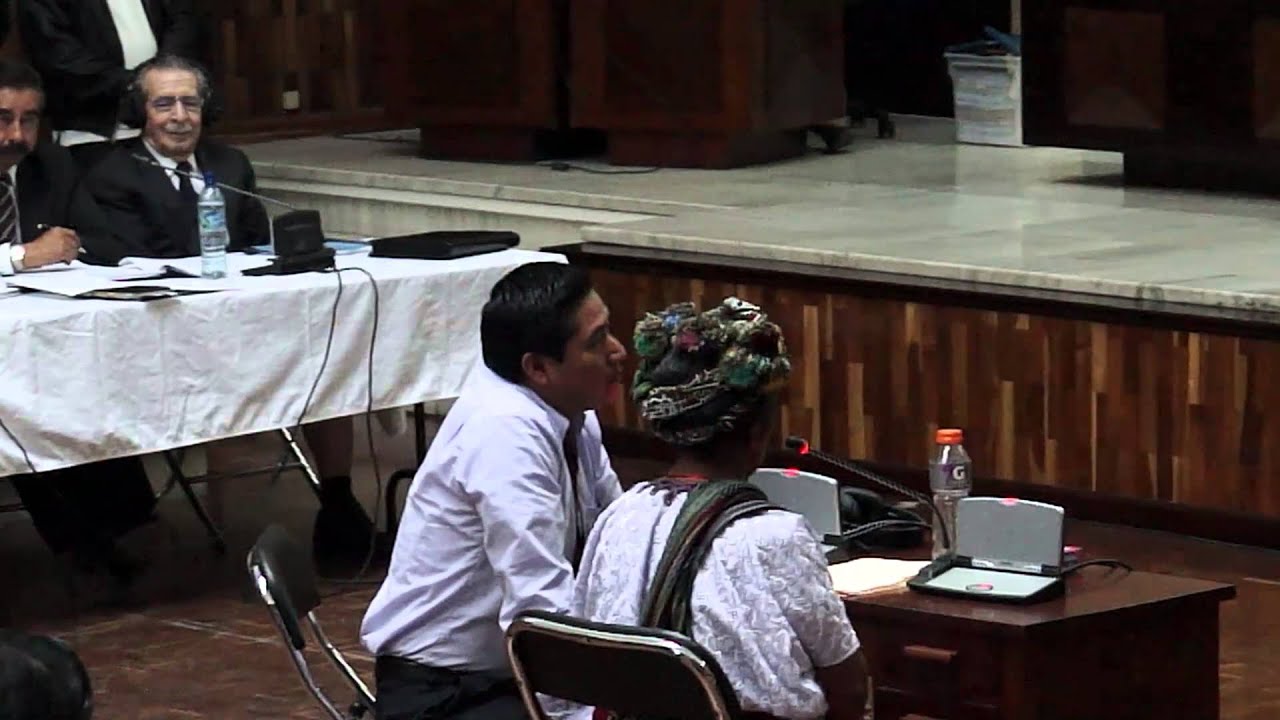 Testigos empiezan a declarar en juicio a Efraín Ríos Montt