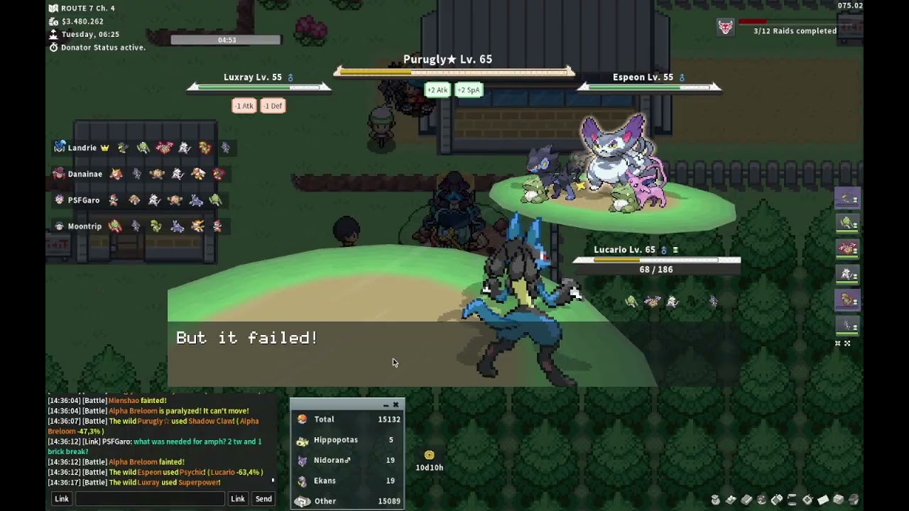 Alpha Purugly Raid /// PokeMMO /// Lunar New Year 2026