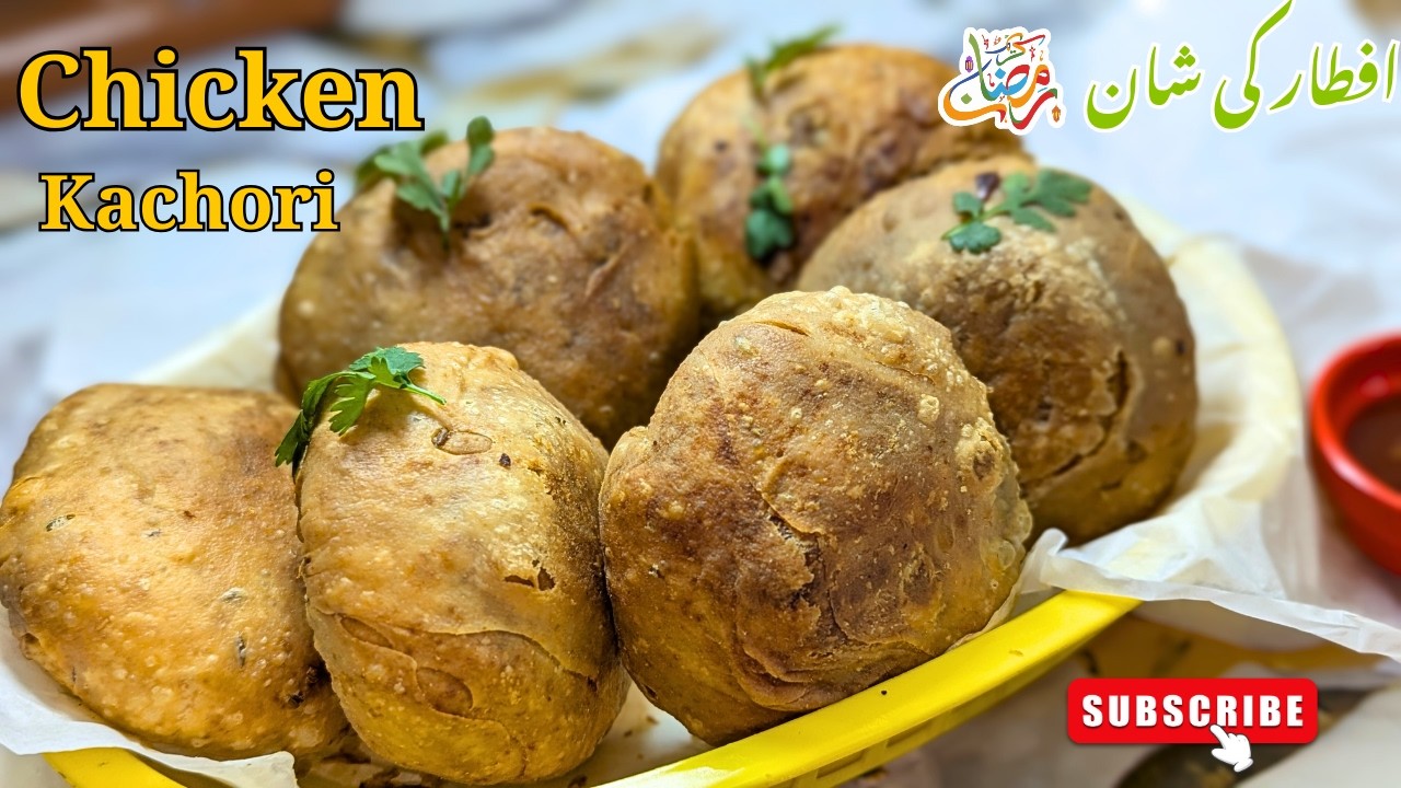 Chicken Kachori Recipe | Iftar Special Kachori | Ramzan Special Chicken kachori