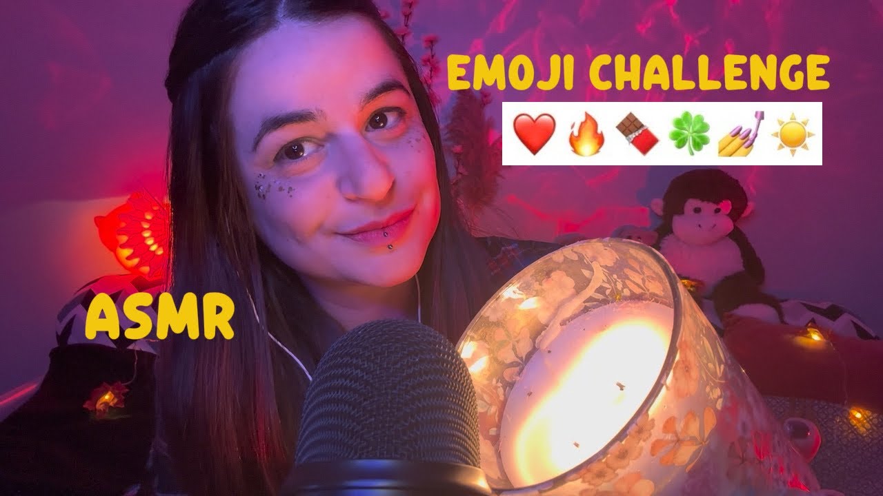 ASMR Emoji Challenge ❤️🔥🍀💅☀️ – Sons Relaxants et Tingles Hebdomadaires