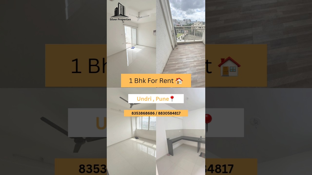 1 Bhk For Rent In Undri, Pune📍| 📞8353868686 📞8830584817 #pune #puneproperty #punekar