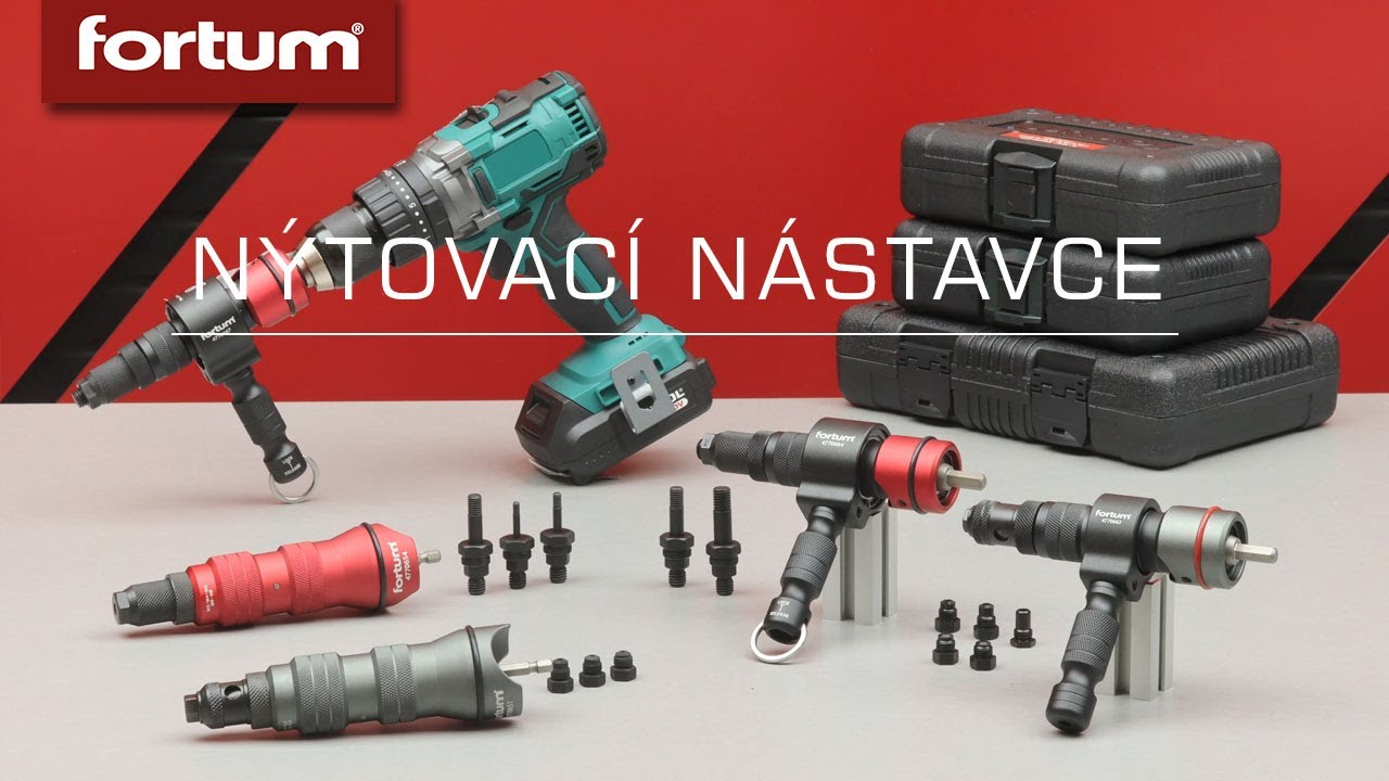 FORTUM #27 CZ Nýtovací nástavce