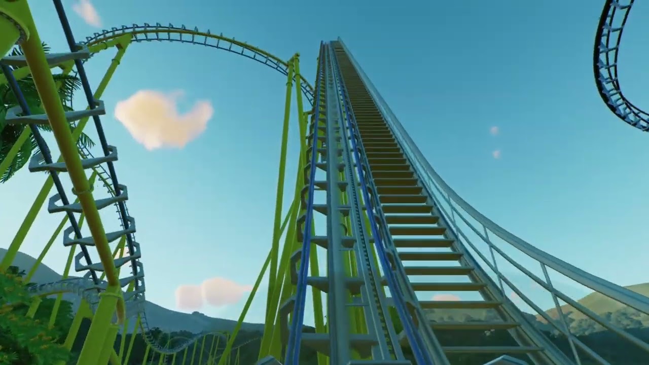Showcase of coasters in my new park