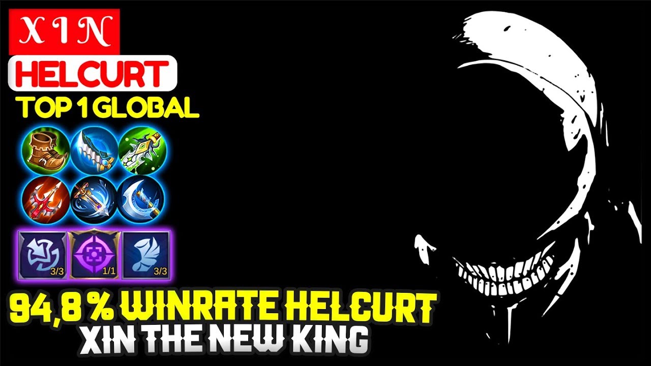 94,8 % Winrate Helcurt, XIN The New King [ Top 1 Global Helcurt ] X I N - Mobile Legends