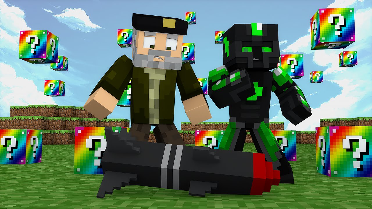 Minecraft: LANZAMISILES! c/ sTaXx | RAINBOW Lucky Blocks Epic Race