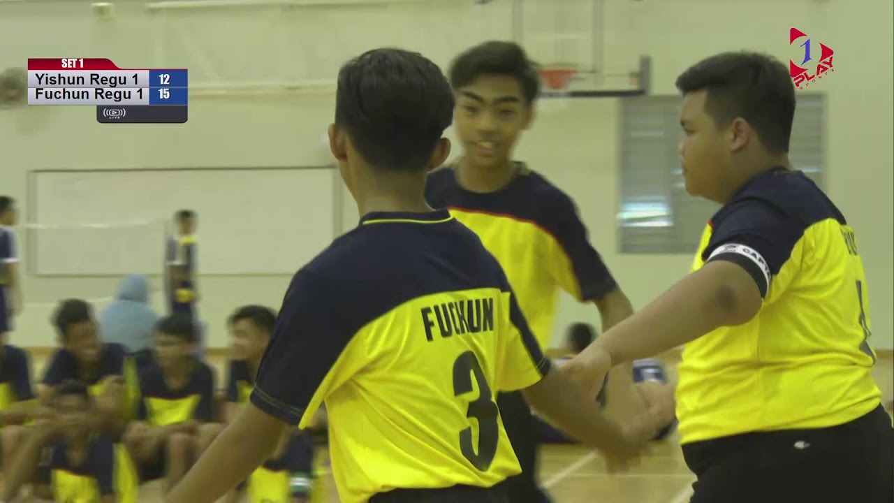 Yishun Sec vs Fuchun Sec 'C' Division Sepaktakraw - 1 Play Classic