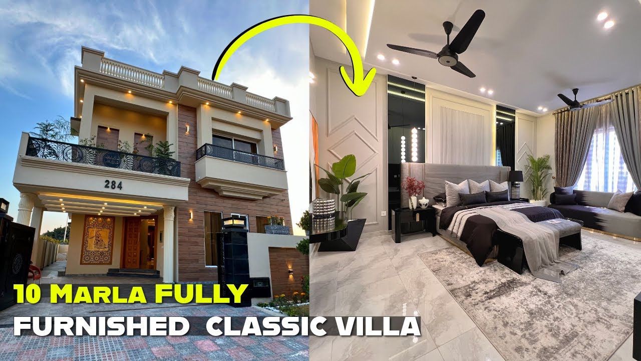 10 Marla Fully Furnished Designer House | For Sale in Bahria Town Phase 8 Rawalpindi | House Tour
