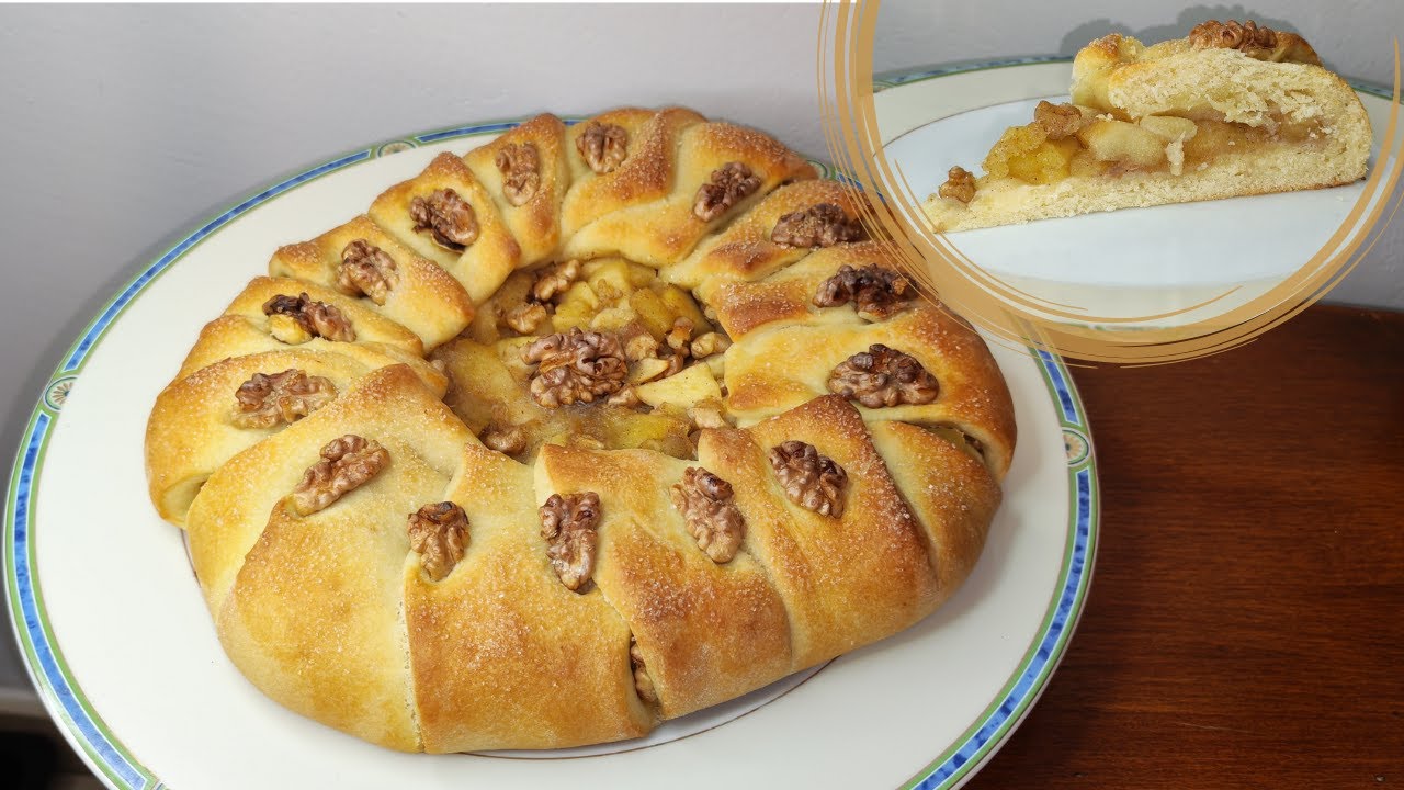 Crostata MELE e NOCI, buonissima e facilissima!