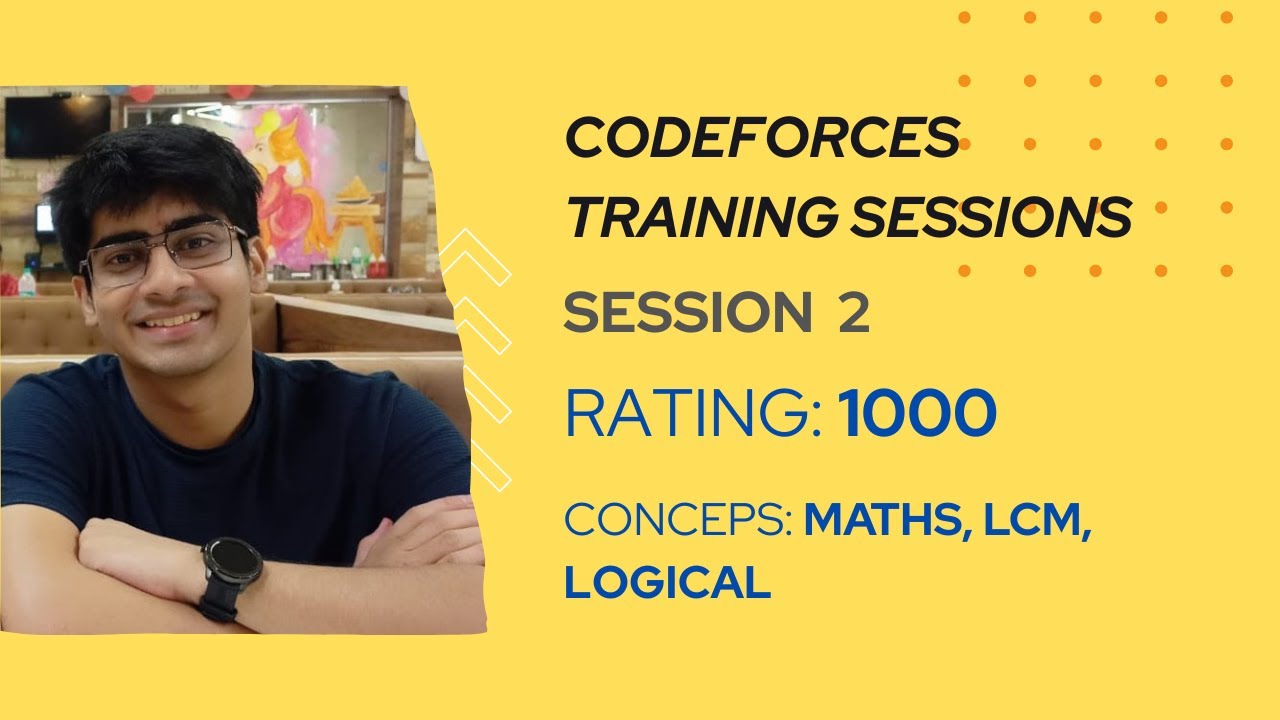 Codeforces Beginner Training Session 2 | Problem Rating: 1000 | Minimum LCM
