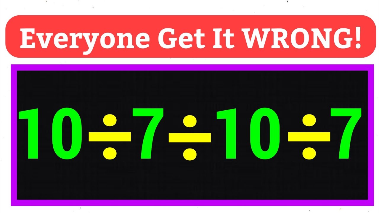 This simple Math Mistake Fool Everyone! 