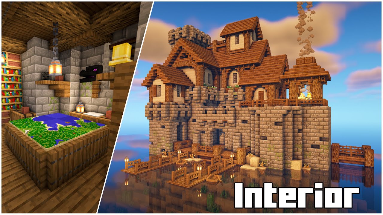 Minecraft Island Fortress Interior!